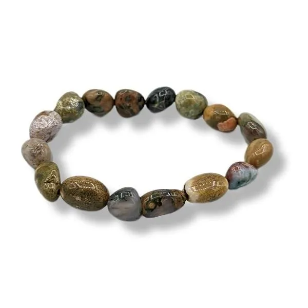 10mm-12mm Bracelet Ocean Jasper