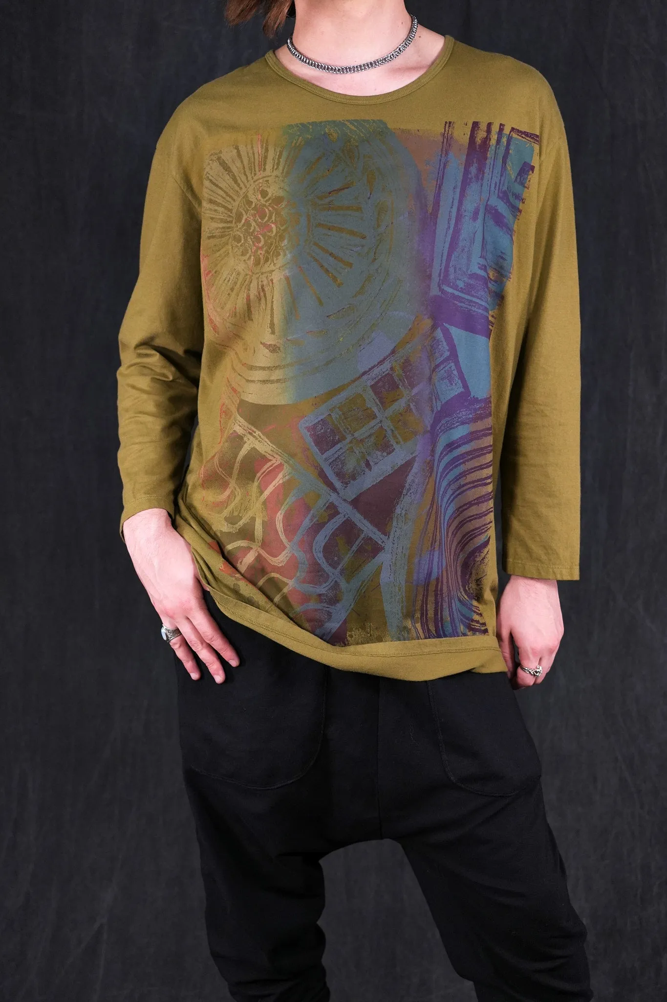 1157 L/S Studio Tee Tree Frog-P