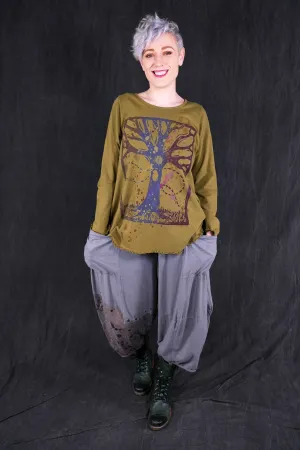 1190 L/S Cafe Tee Tree Frog-P