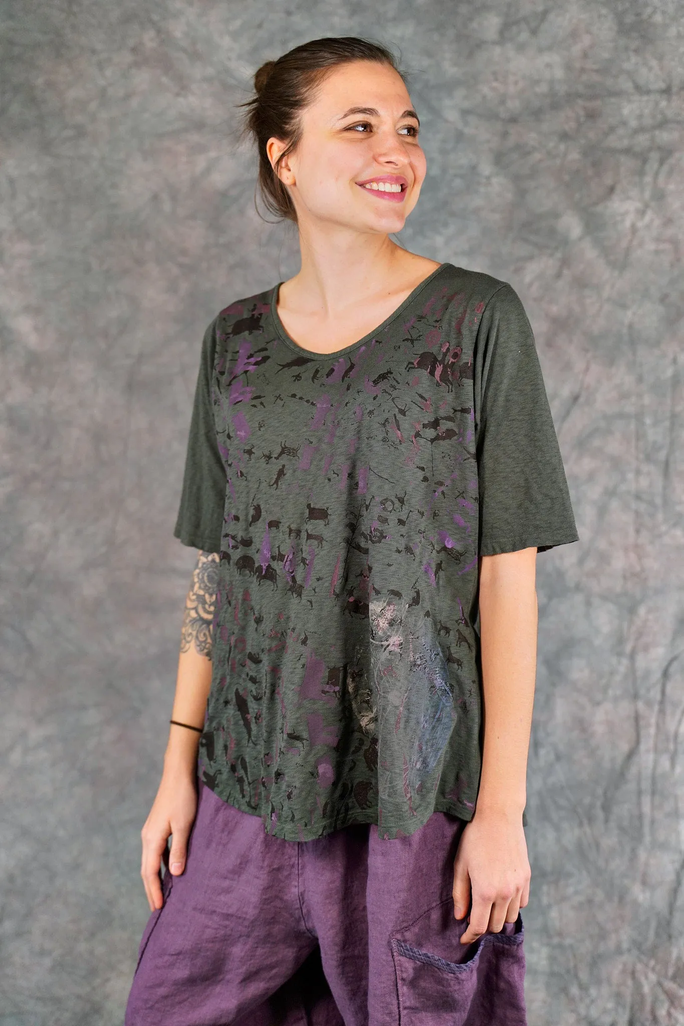 1211 Colourway Top Shadow Garden-P