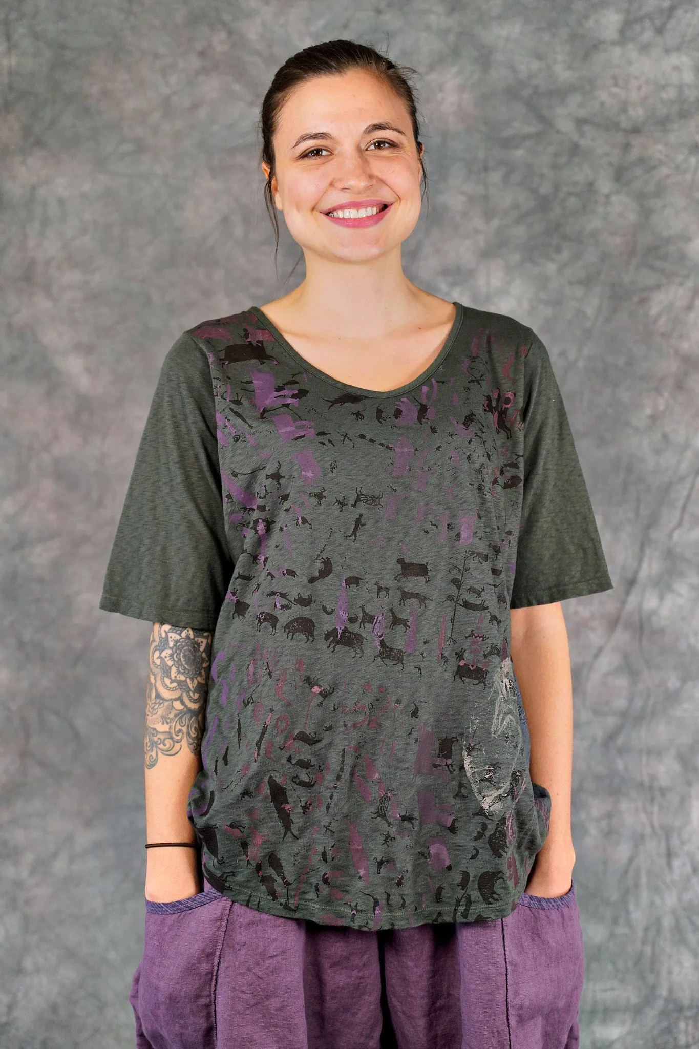 1211 Colourway Top Shadow Garden-P
