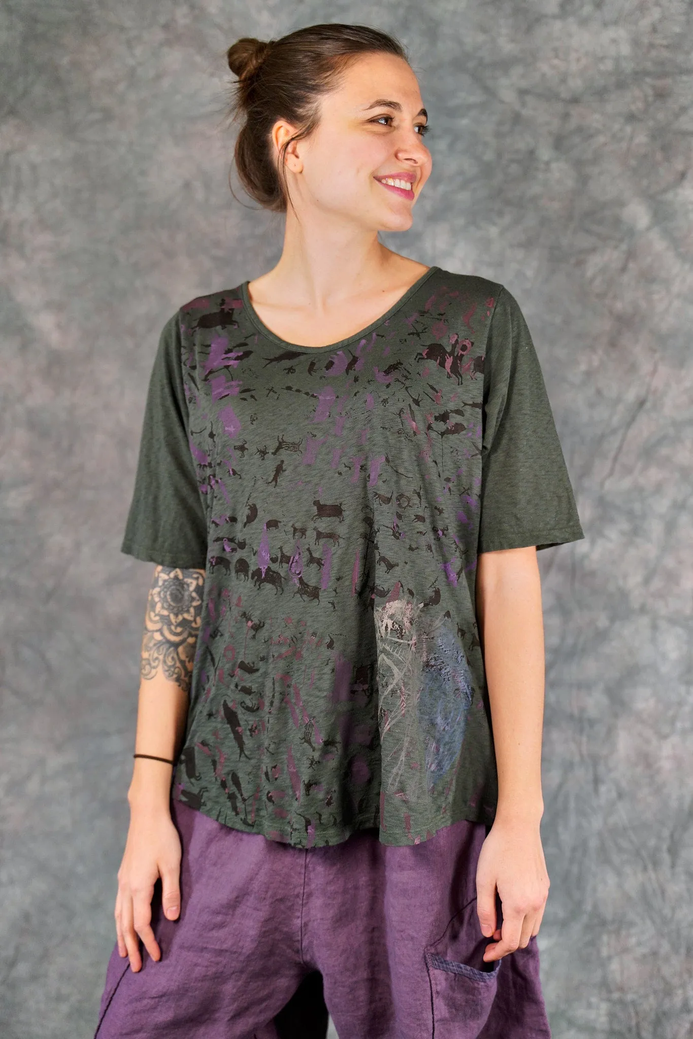 1211 Colourway Top Shadow Garden-P