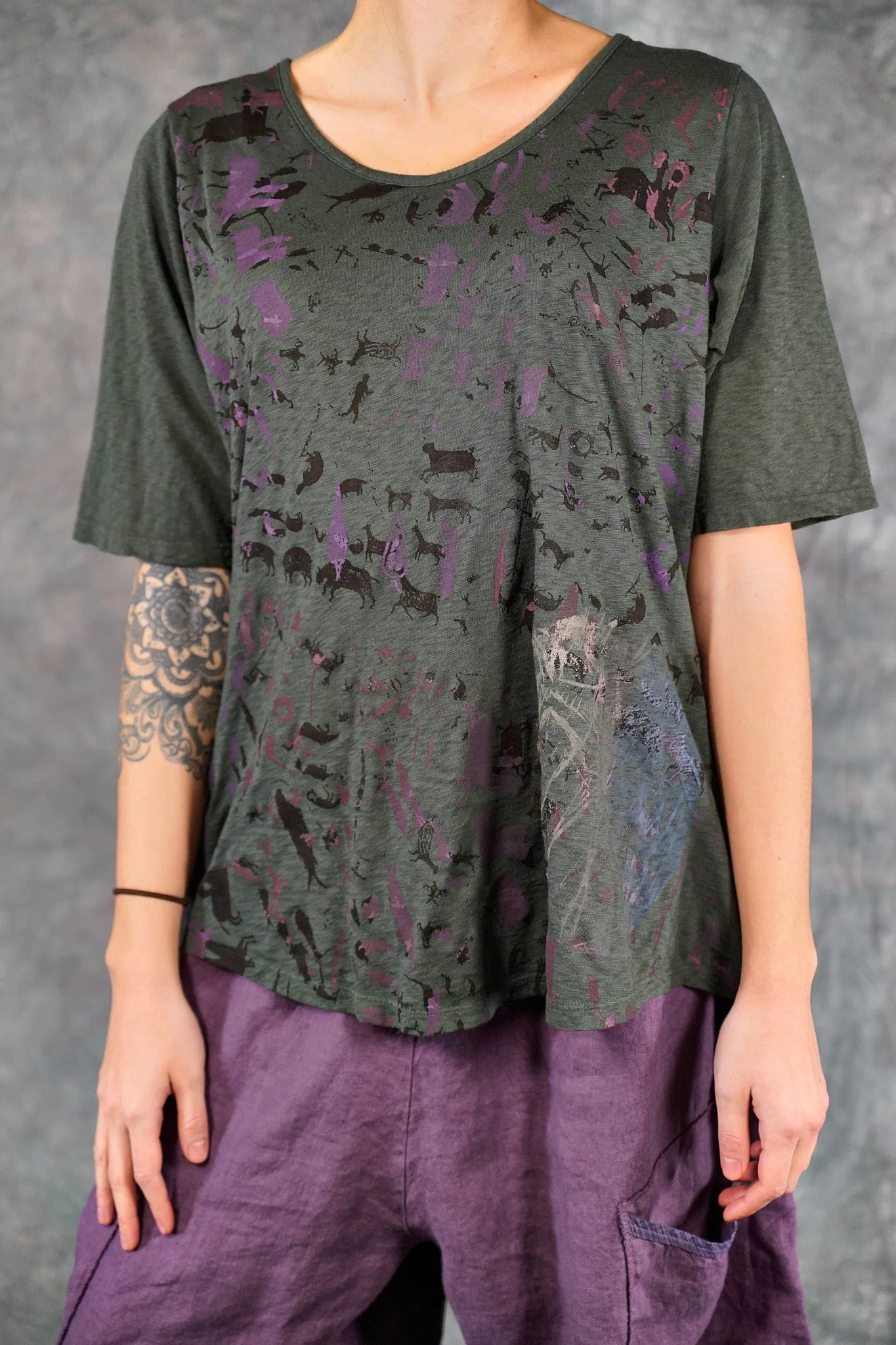 1211 Colourway Top Shadow Garden-P
