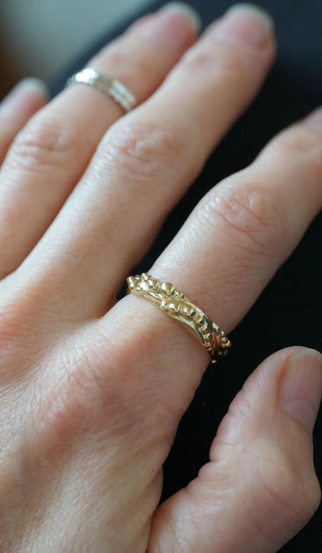 14k Gold Seafoam Band