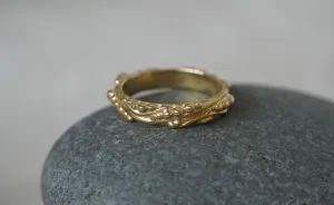 14k Gold Seafoam Band