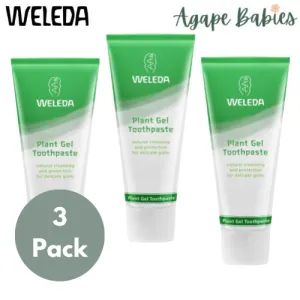 [3-Pack] Weleda Plant Gel Toothpaste, 75ml Exp: