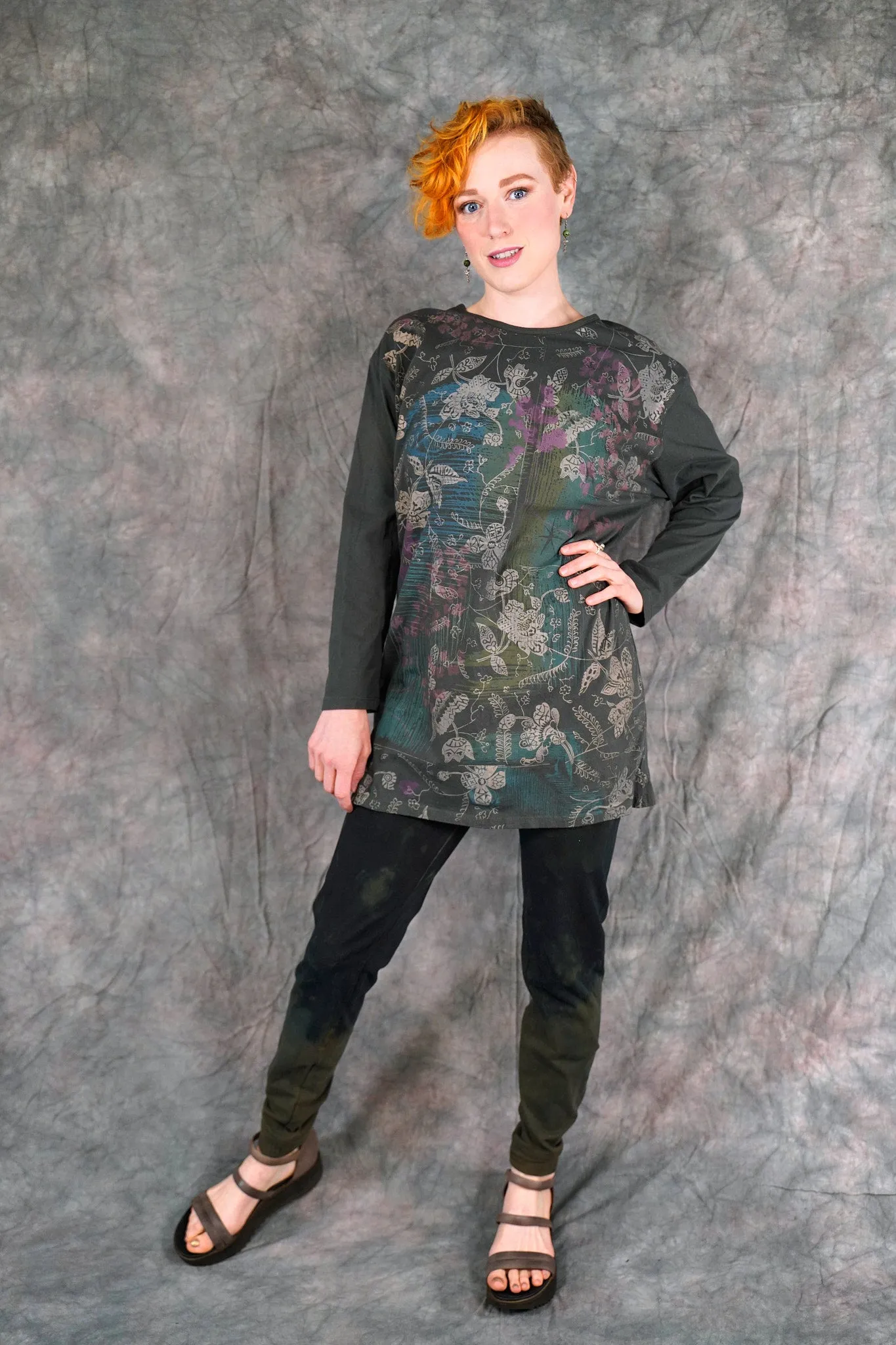 3136 Hand dyed Heavyweight Legging-Deep Shade/Bayou