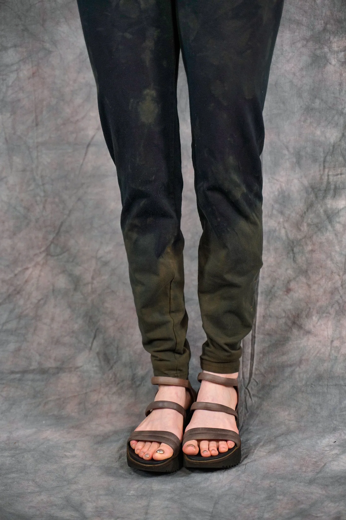 3136 Hand dyed Heavyweight Legging-Deep Shade/Bayou