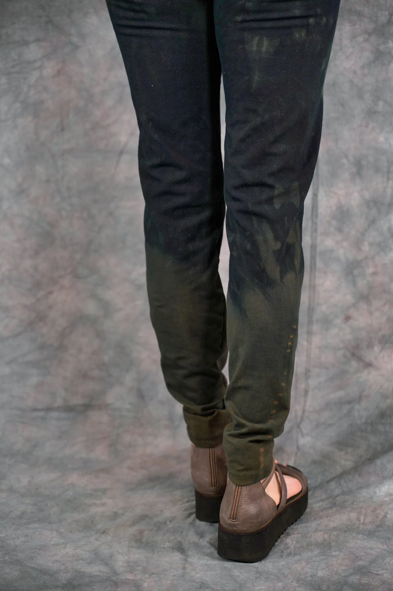 3136 Hand dyed Heavyweight Legging-Deep Shade/Bayou