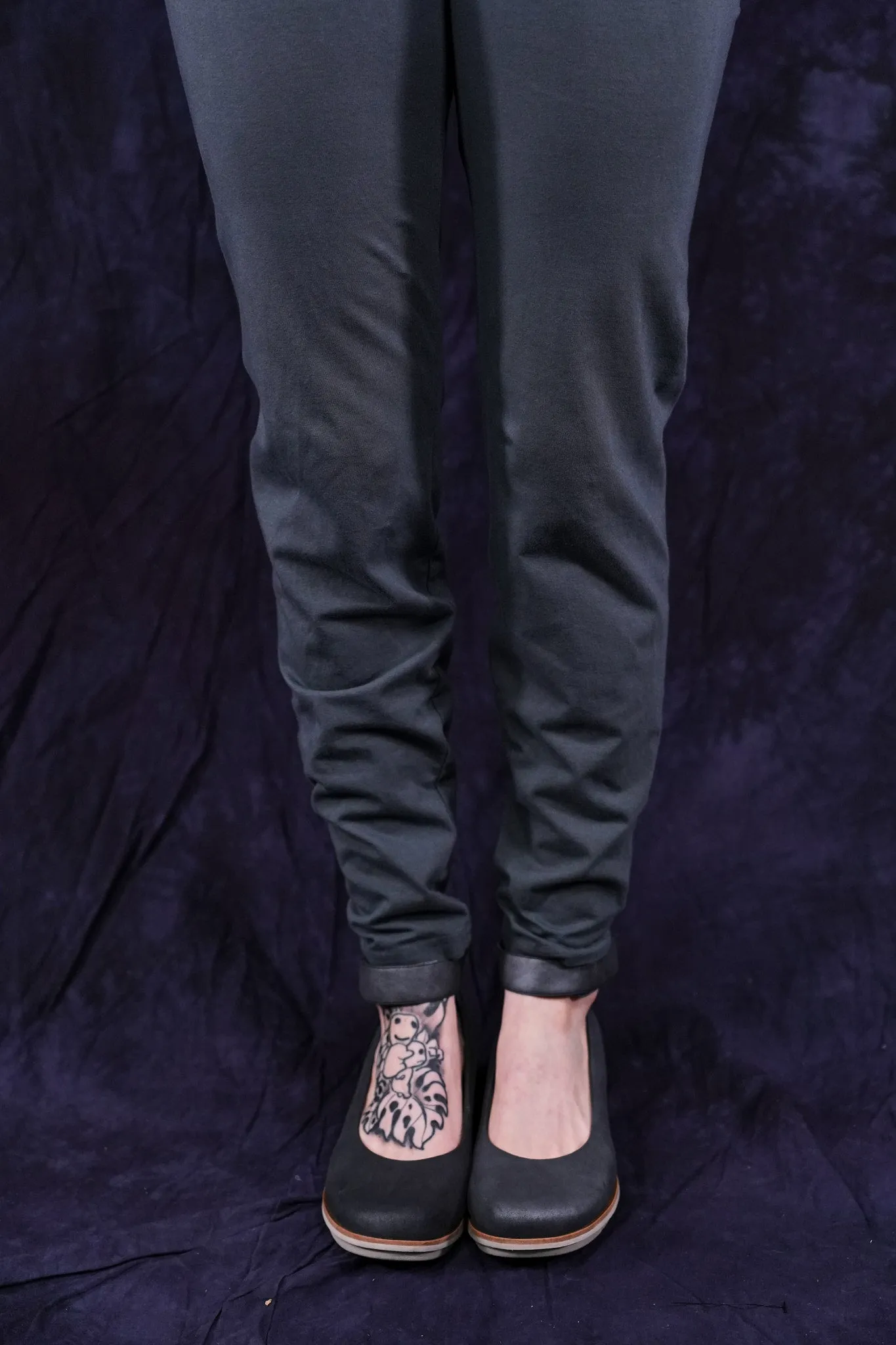 3136 Heavy Weight Legging Sea Glass Grey