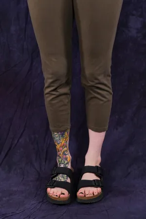 3167 Crop Legging Earth-U