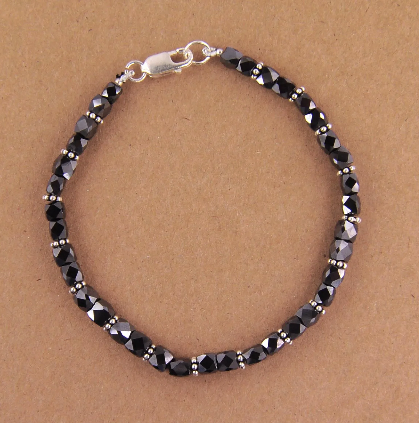 35 Cts AAA Certified Amazing Black Diamond Designer Bracelet- Great Gift For Anniversary, Birthday