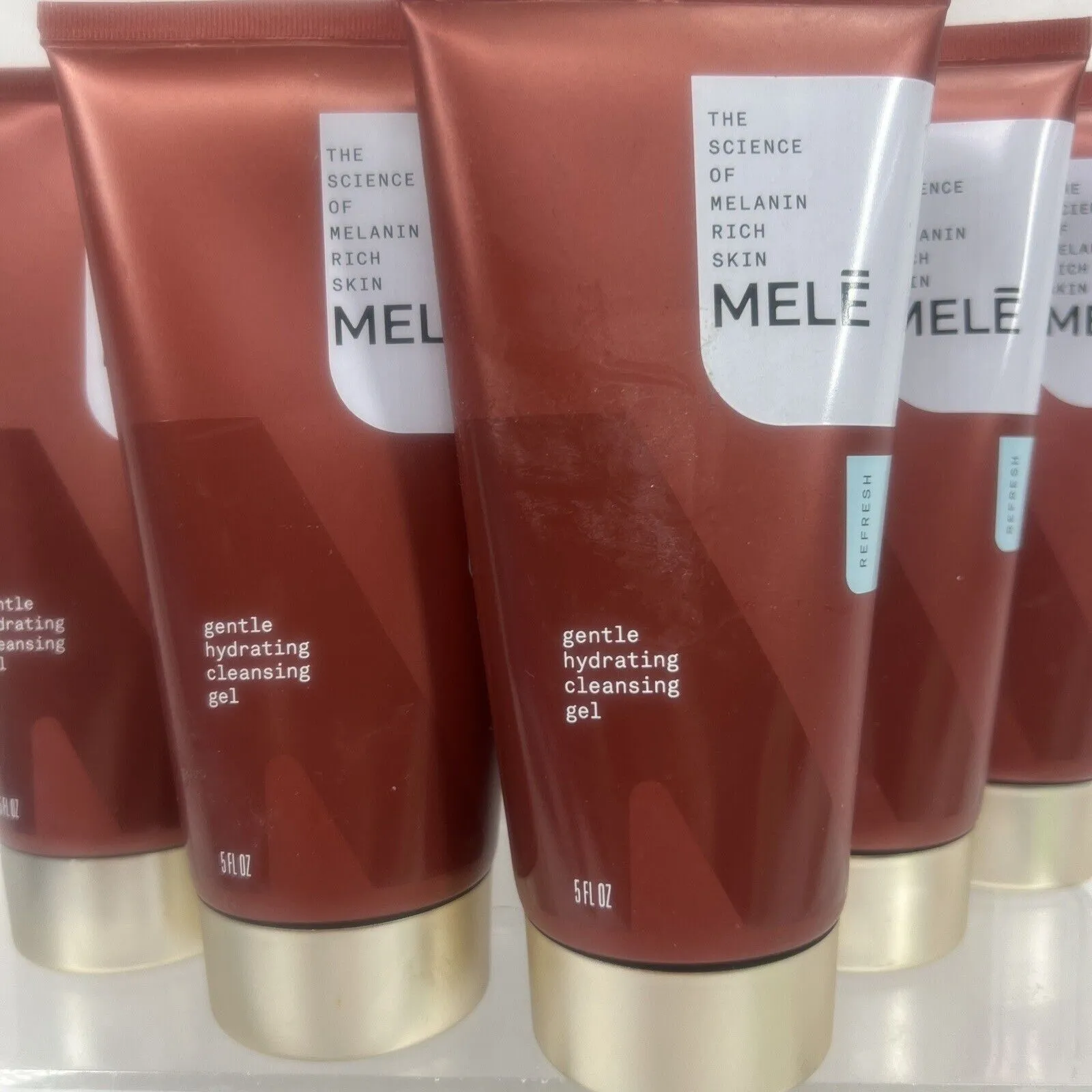 (6) MELE Melanin Rich GENTLE Face Hydrating Cleansing Gel Wash  5oz