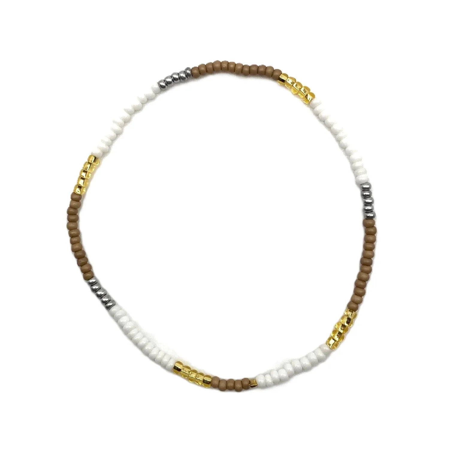 6 Strand Stretch Bracelet - SANDPIPER