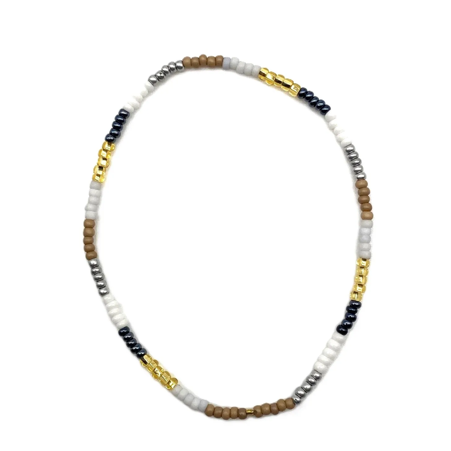 6 Strand Stretch Bracelet - SANDPIPER
