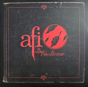 AFI – Sing The Sorrow Black Translucent & Red Pinwheel W/ Red Splatter Color 2xLP Vinyl LP Record