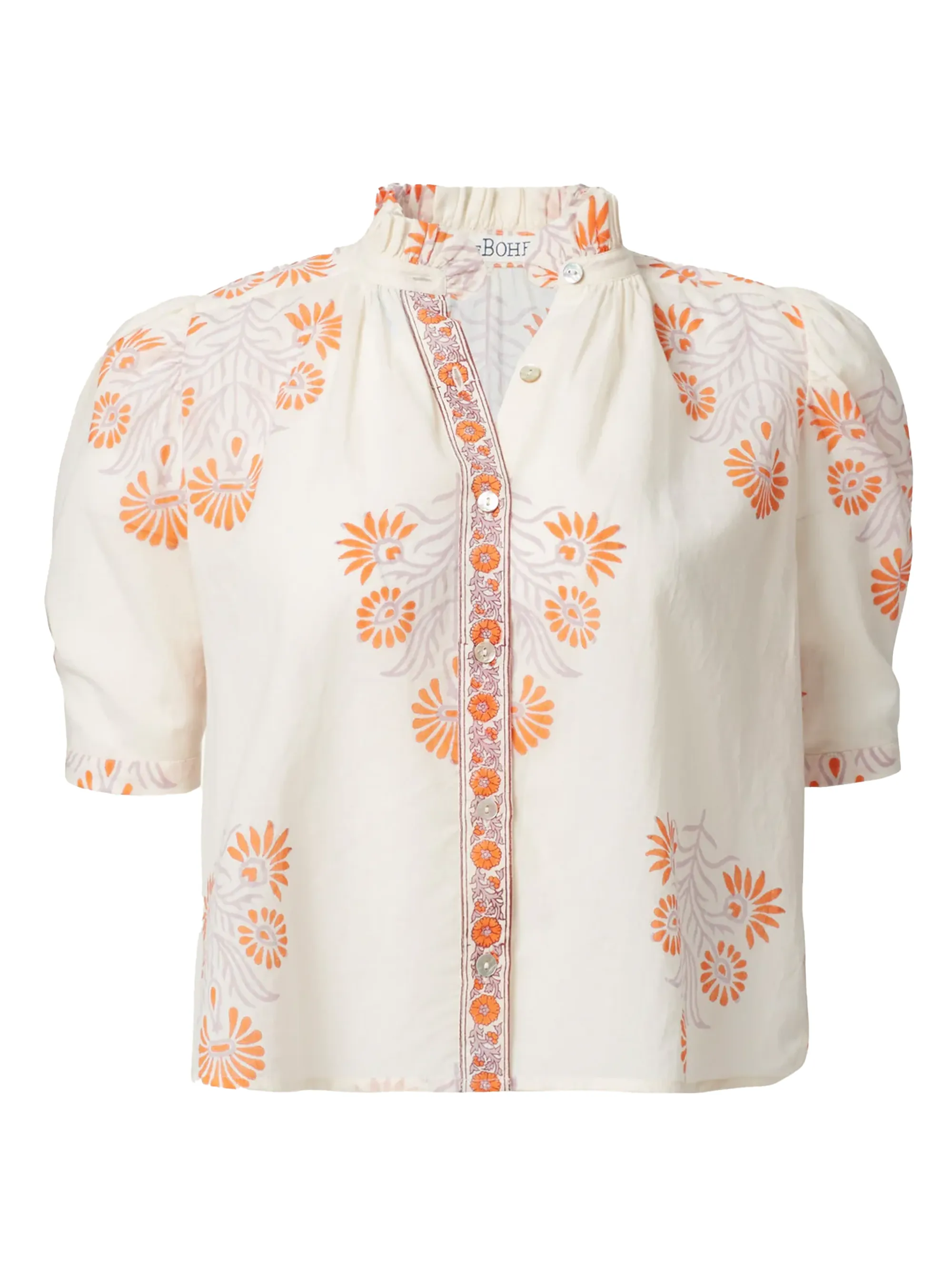 Alix of Bohemia Winn Papaya Aster Shirt
