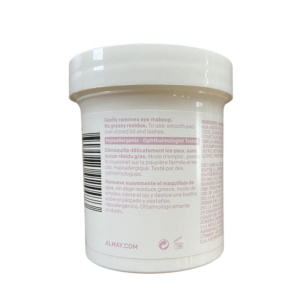 Almay Makeup-free Zone Eye Makeup Remover Pads, 80 pads
