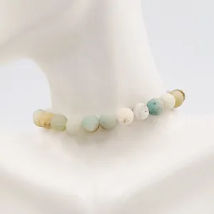 Amazonite Bead Bracelet 8mm