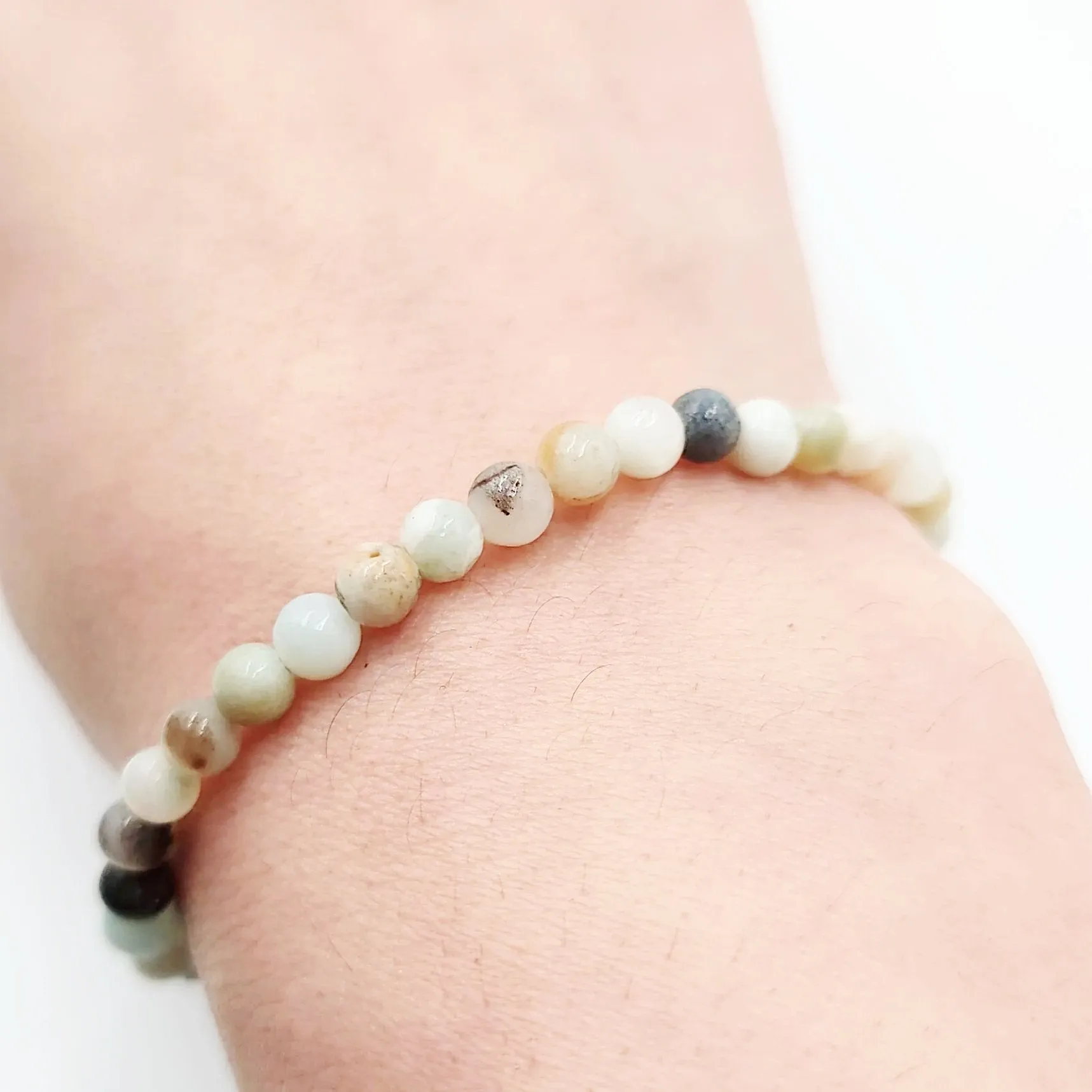 Amazonite Bracelet 4mm Bead Bracelet