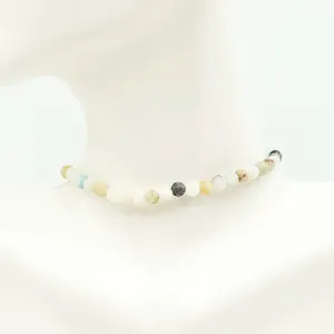 Amazonite Bracelet 4mm Bead Bracelet