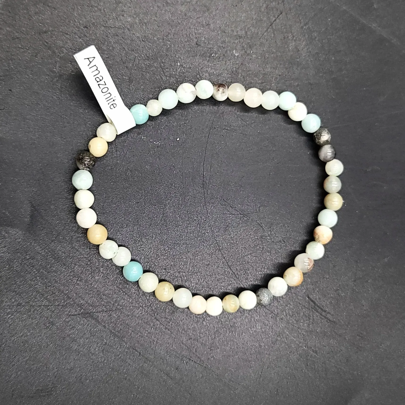Amazonite Bracelet 4mm Bead Bracelet