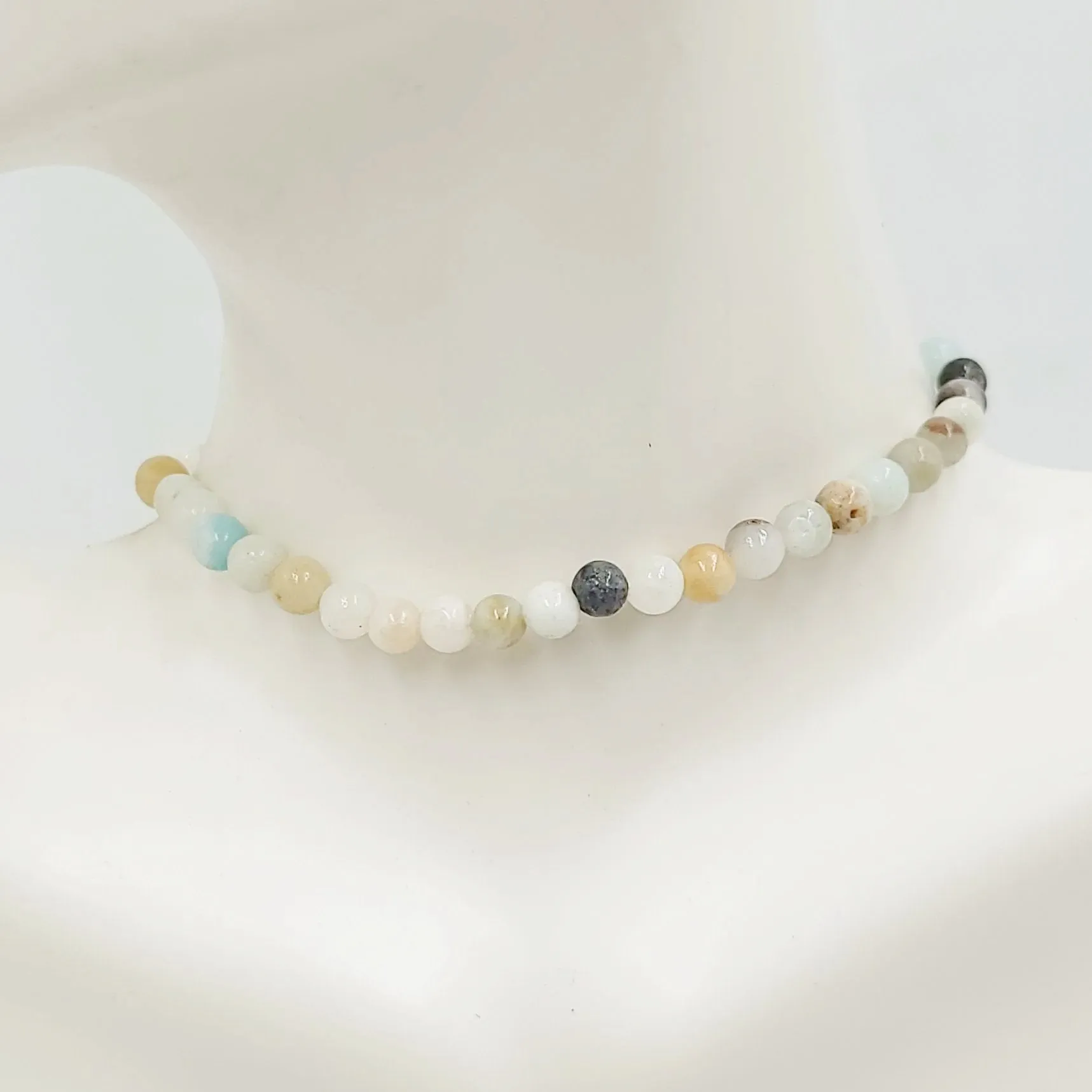 Amazonite Bracelet 4mm Bead Bracelet