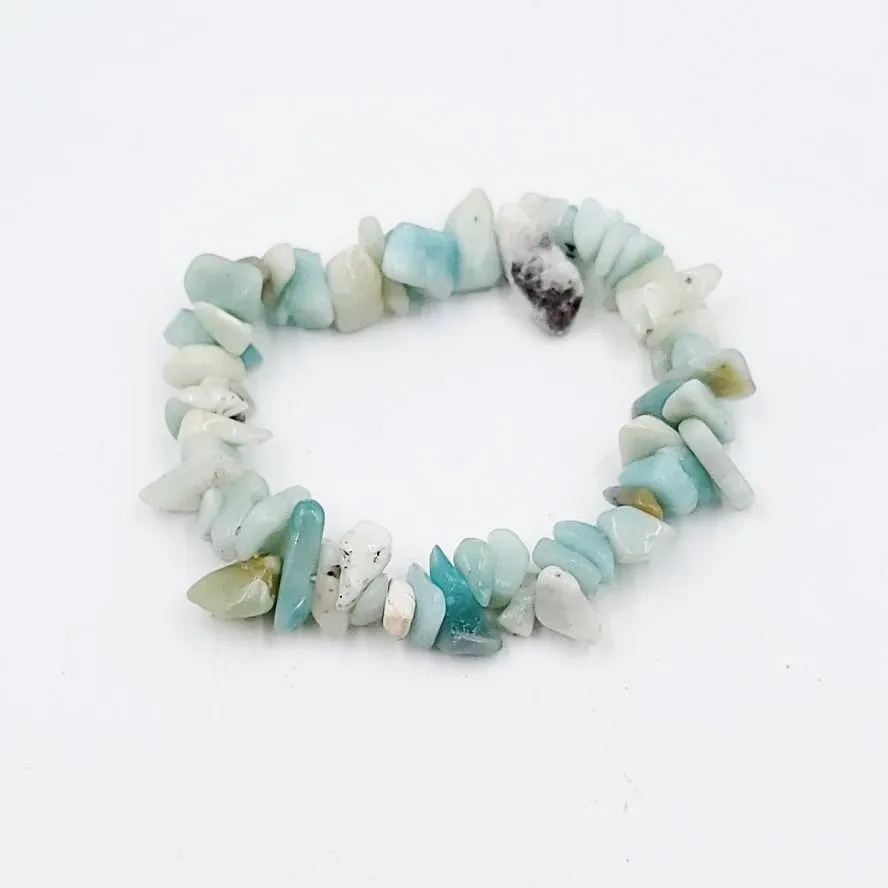 Amazonite Chip Bracelet