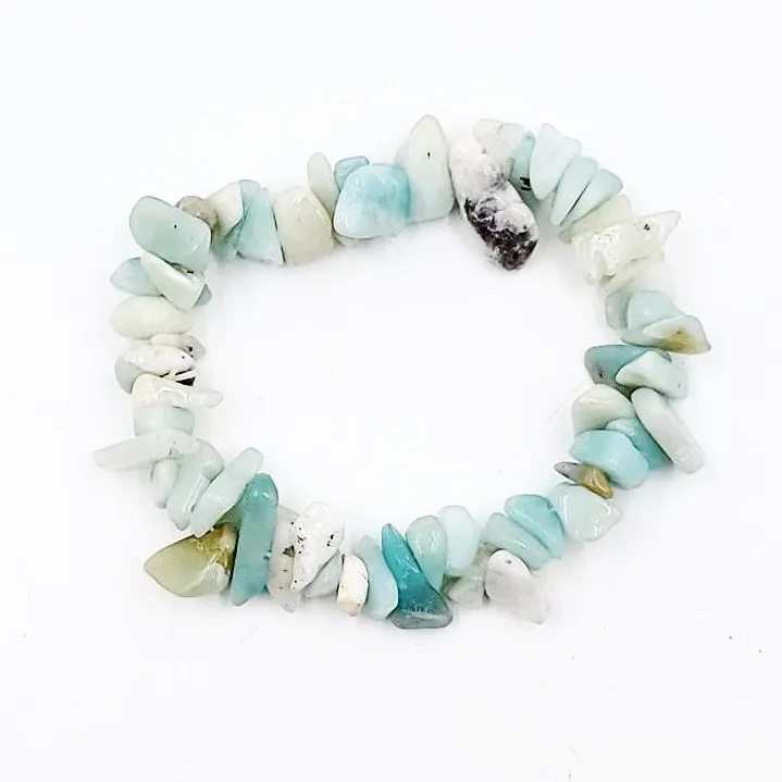 Amazonite Chip Bracelet