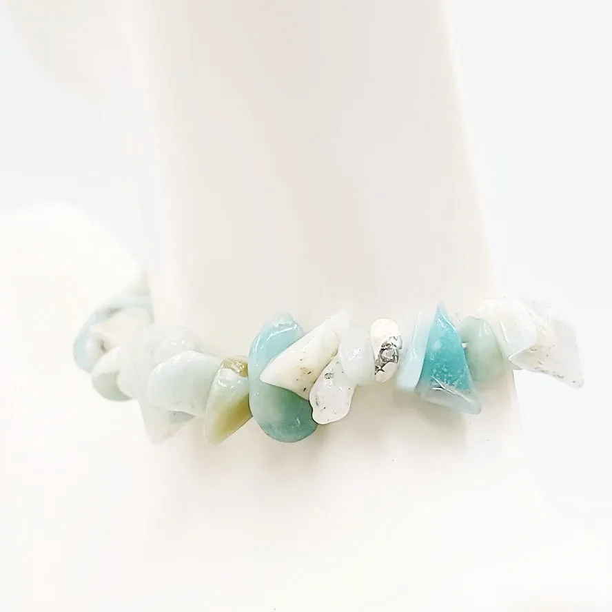 Amazonite Chip Bracelet