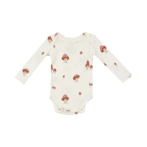 Angel Dear - LS Bodysuit - Mushroom