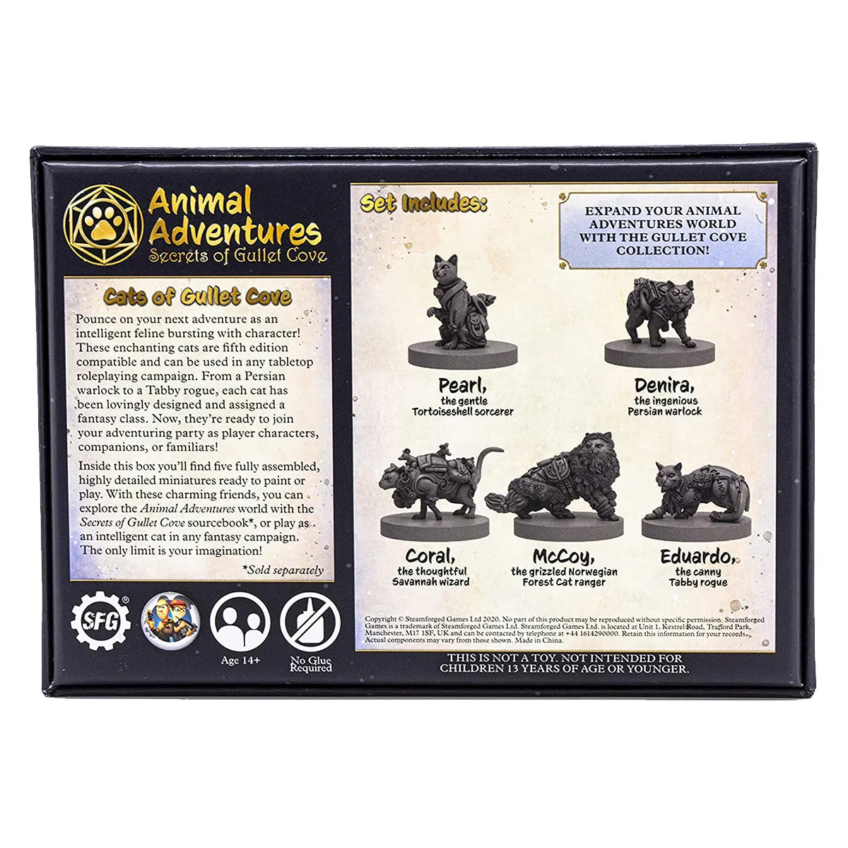 Animal Adventures RPG Cats of Gullet Cove