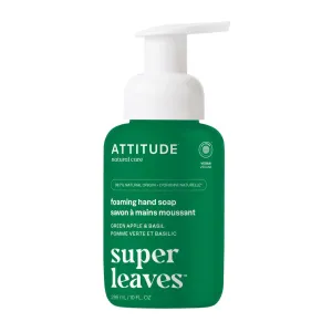 Attitude Foaming Hand Soap Green Apple and Basil, 295mL
