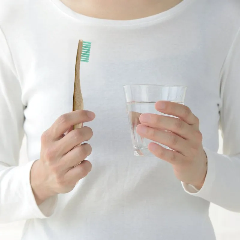 Bamboo Toothbrush Green