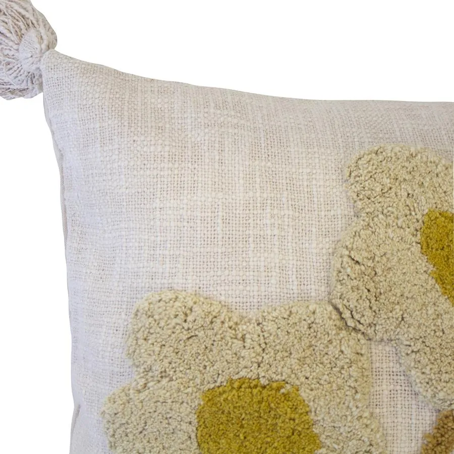 Bambury Blossom Cushion - Pearl