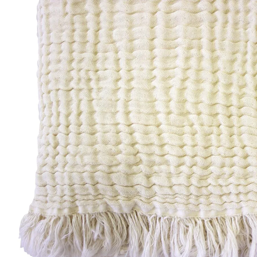 Bambury Madalena Throw - Pearl