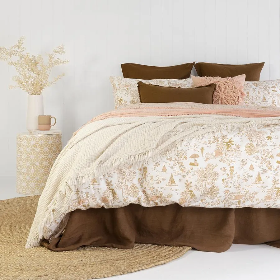 Bambury Madalena Throw - Pearl
