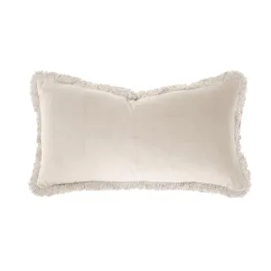 Bambury Velvet Cushion - Rectangle - Pearl