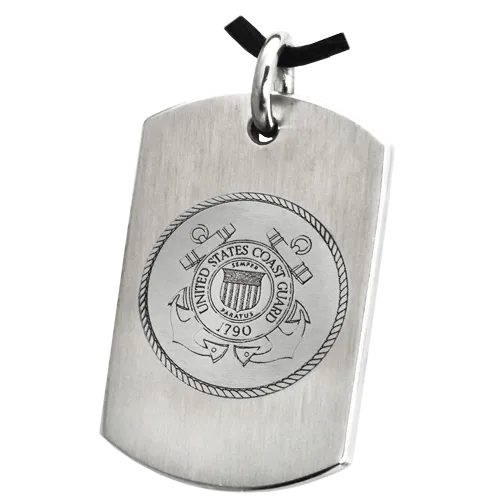 B&B Military Emblem Dog Tag Pendant