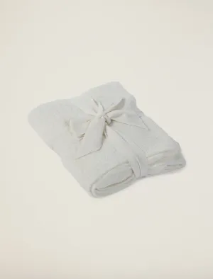 Barefoot Dreams | CozyChic Lite Ribbed Baby Blanket {Pearl} 30" x 40"
