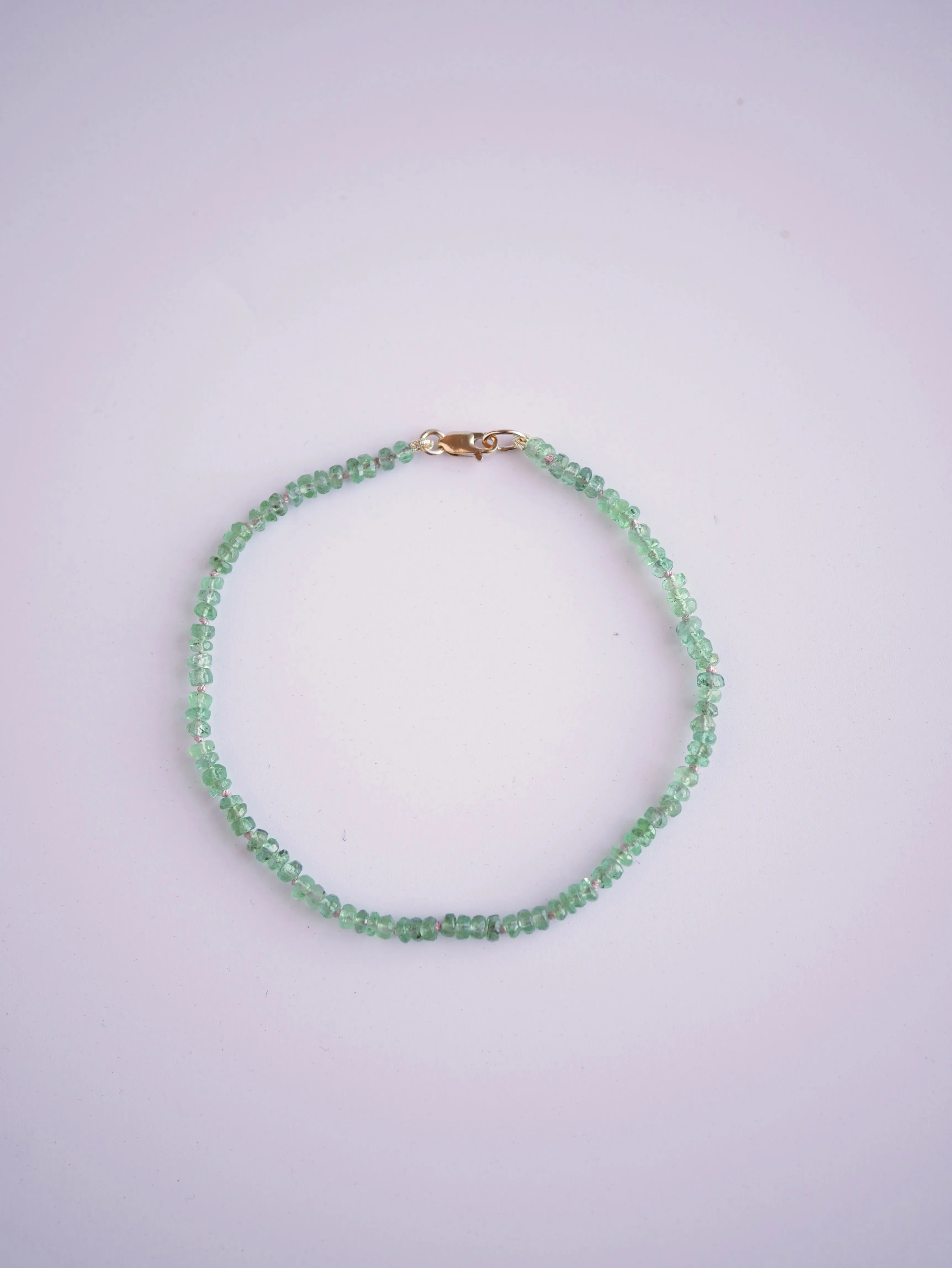 Beaded Emerald Bracelet