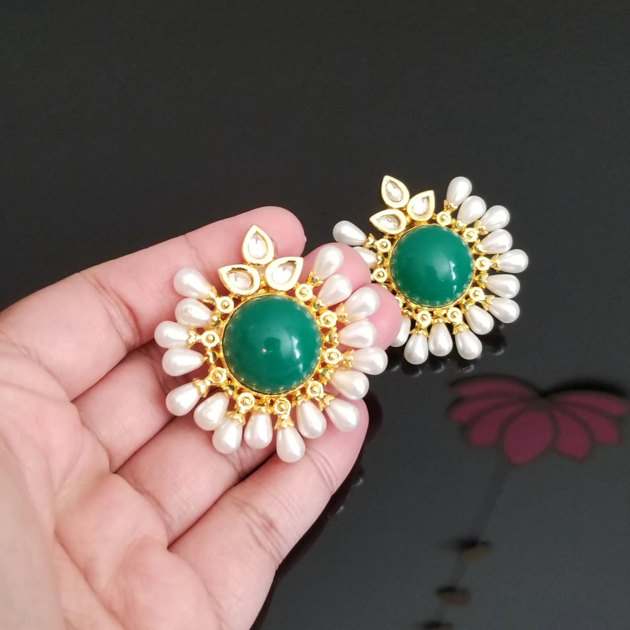 Big Pearl Statement Studs
