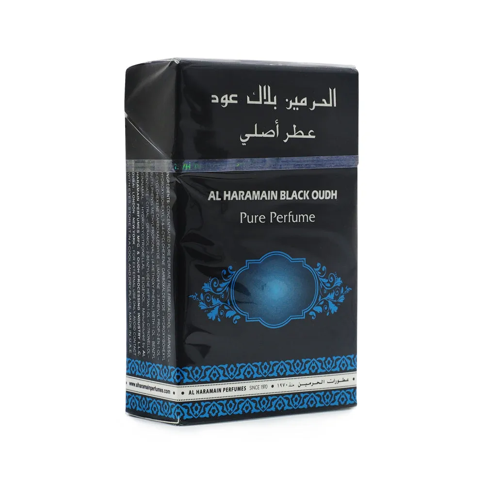 BLACK OUDH Pure Perfume by Al Haramain, 15 ml