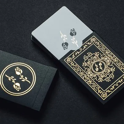 Black Roses 10 Year Anniversary Playing Cards