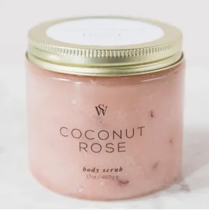 Body Scrub Coconut Rose