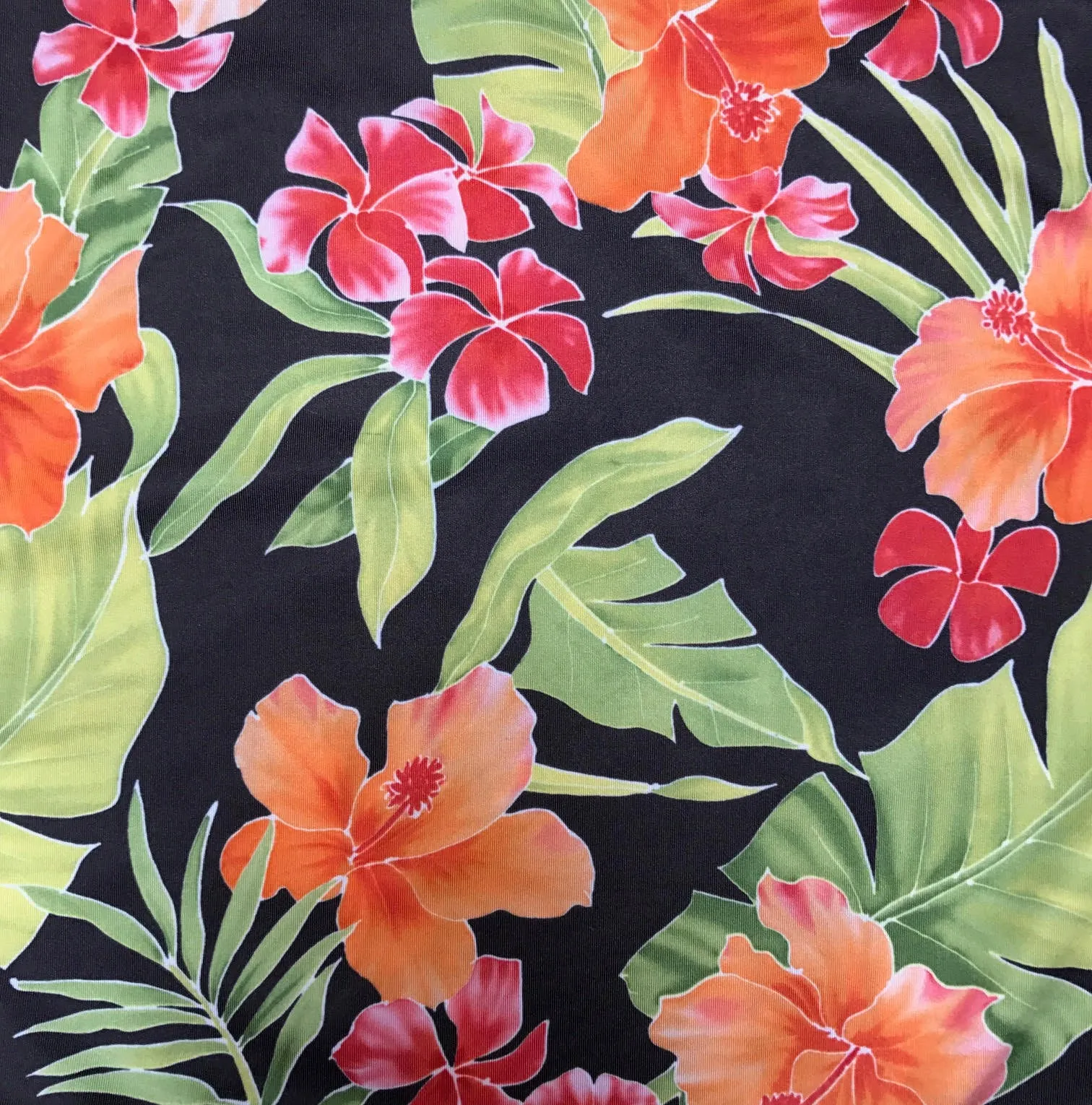 BOY SHORTS LOW RISE RED TIGER/HAWAIIAN FLORAL