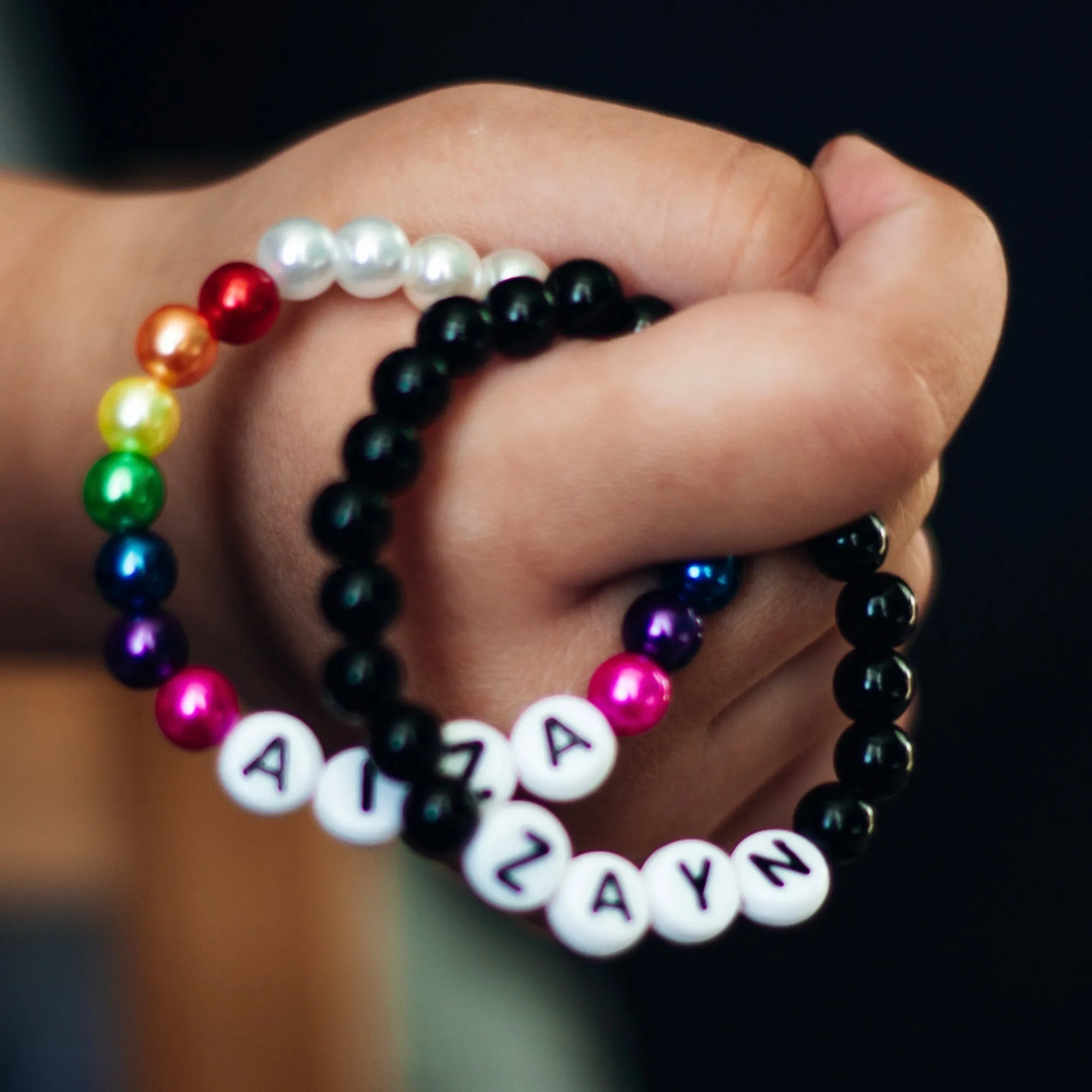 Bracelet | Dainty Faux Pearl | Name