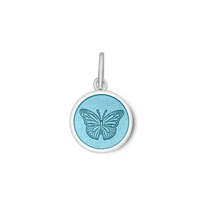 Butterfly Pendant - Light Blue