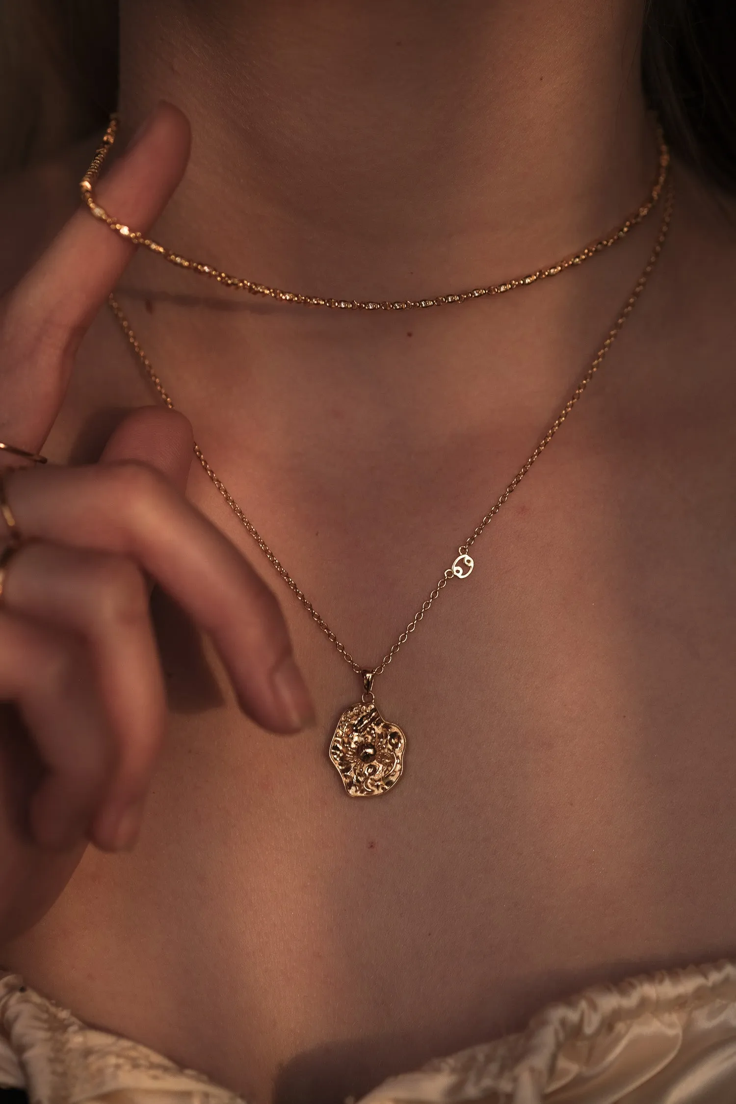 Cancer II Zodiac Necklace