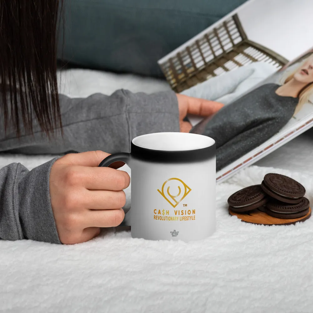 Cash Vision In Pursuit of The Best Matte Black Magic Mug